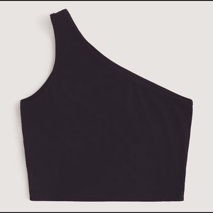 One shoulder crop top
